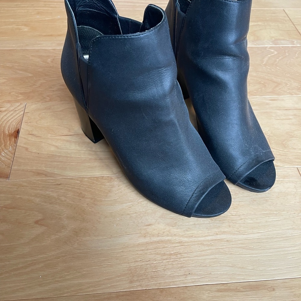 Madden Girl Heeled Peep Toe Booties - Picture 2 of 6
